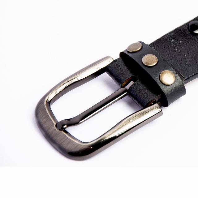 Flaxship Black Studded Belt - view 3