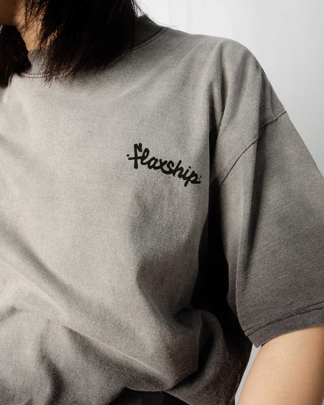 Flaxship Boxy fit tee sun faded เสื้อยืดทรงบ๊อกซี่ฟิต - view 3