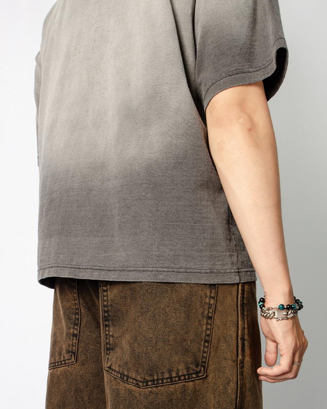 Flaxship Boxy fit tee sun faded เสื้อยืดทรงบ๊อกซี่ฟิต - view 4