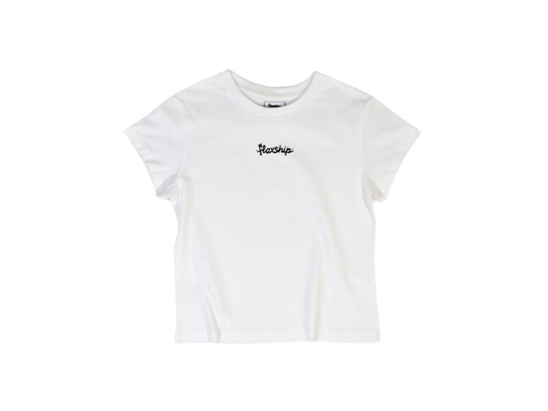Flaxship Flaxship Baby Tee”mini logo”