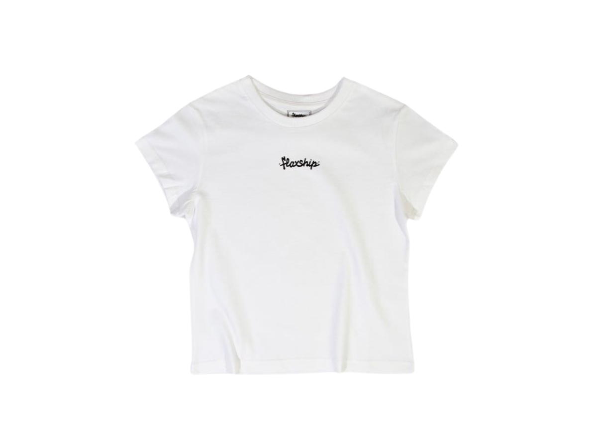 Flaxship Flaxship Baby Tee”mini logo”