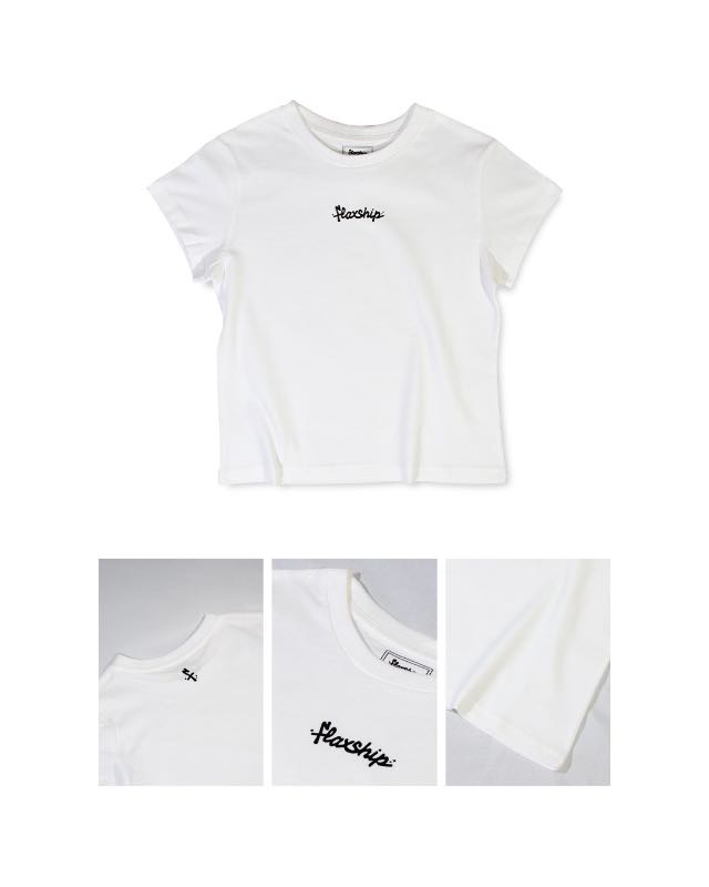 Flaxship Flaxship Baby Tee”mini logo” - view 4