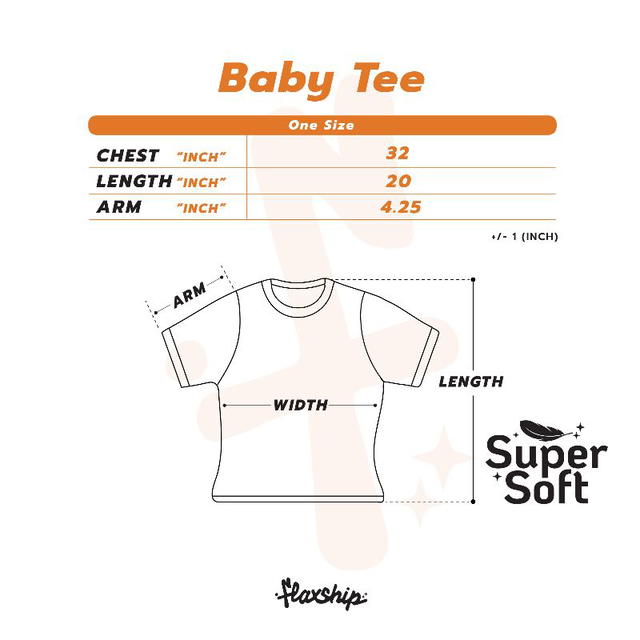 Flaxship Flaxship Baby Tee”mini logo” - view 7