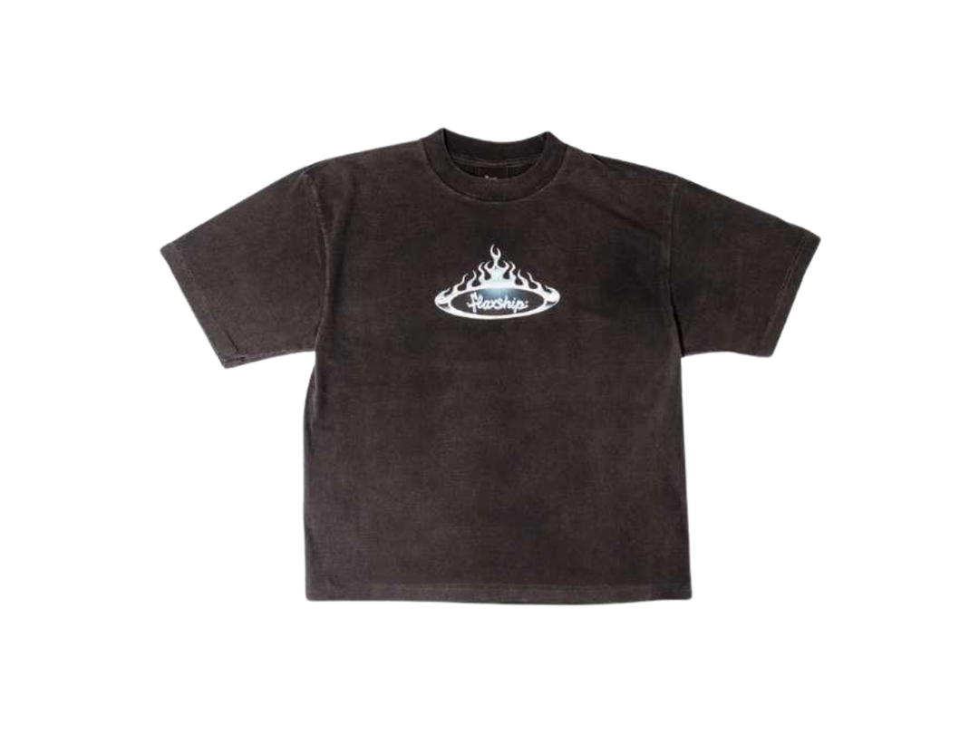 Flaxship Flaxship Boxy fit classic Flame ring tee