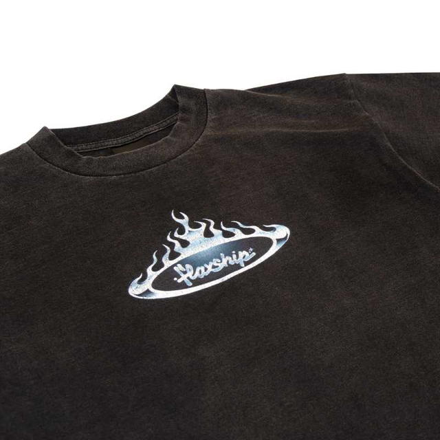 Flaxship Flaxship Boxy fit classic Flame ring tee - view 3
