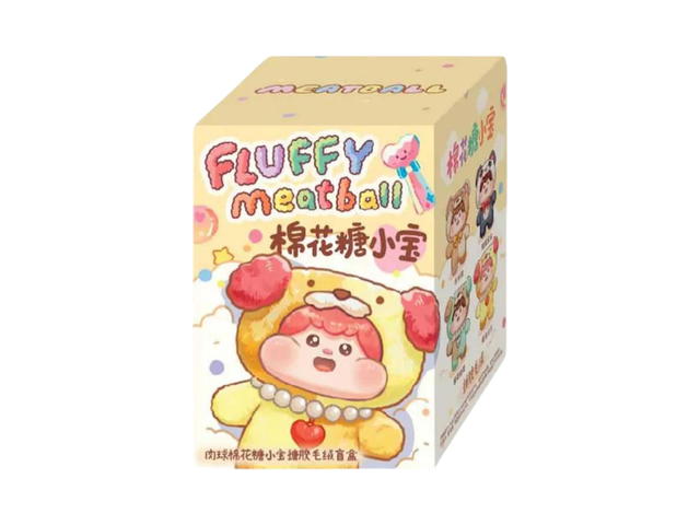 Beco-fun Fluffy Meatball Vinyl Pendant Blind Box Single Box - view 1