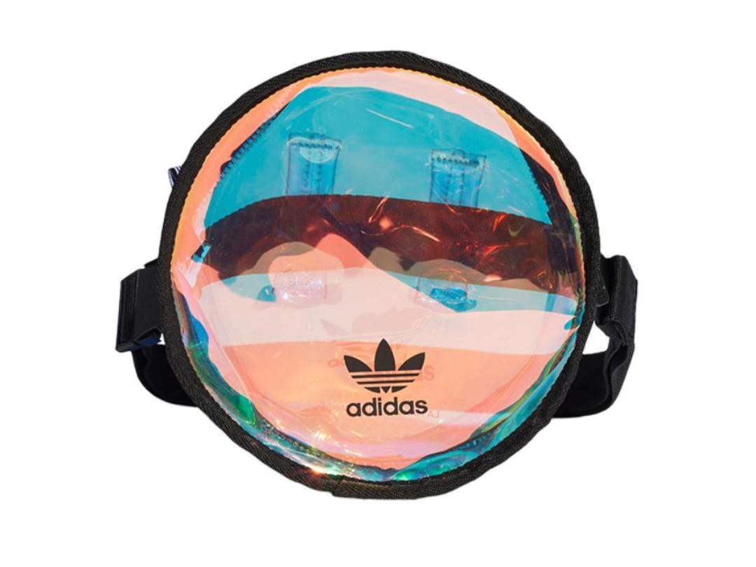 adidas adidas Originals Round Waist Bag Dazzle Clear Transparent Iridescent