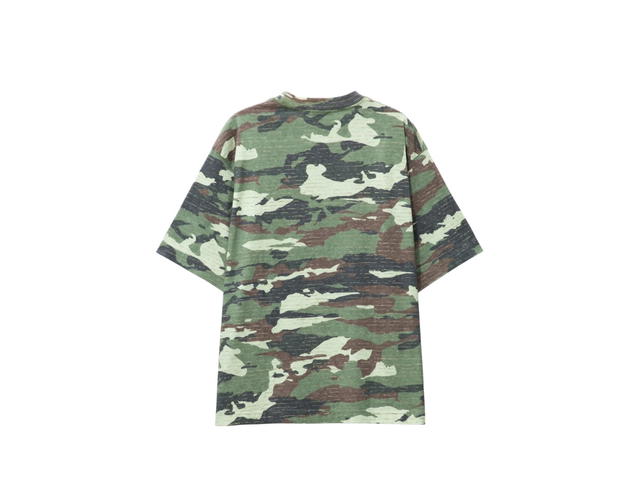 Acne Studios Acne Studios Print Logo T-Shirt Khaki Green - view 2