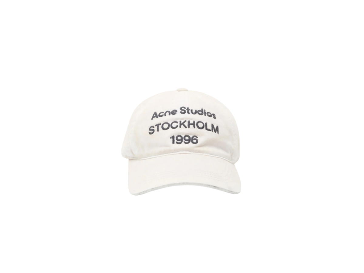 Acne Studios Acne Studios Logo Cap Dusty White