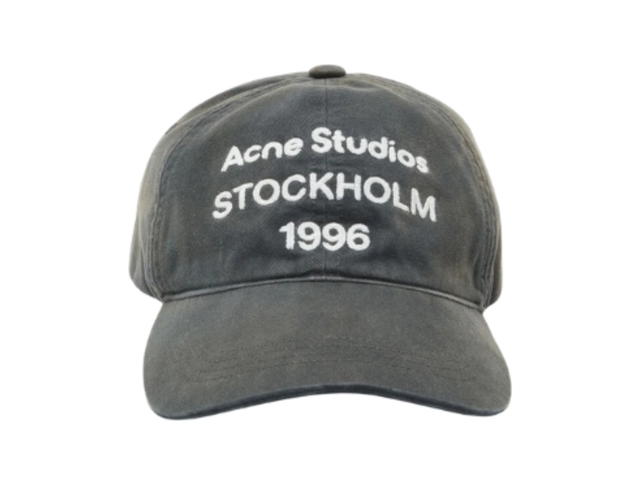 Acne Studios Acne Studios Logo Cap Faded Black - view 1