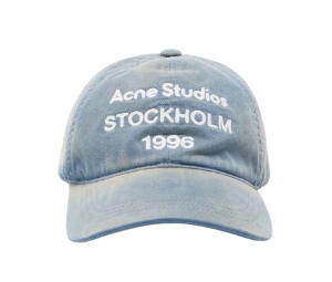 Buy Acne Studios Logo Cap Deep Blue at Sasom – Authentic and Ready to Ship