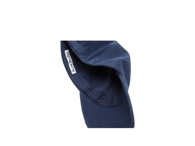 Acne Studios Acne Studios Distressed Logo Cap Dark Navy - view 2