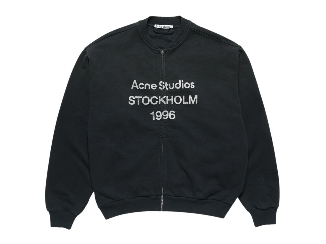 Acne Studios Acne Studios Washed Zip-up Cardigan Black