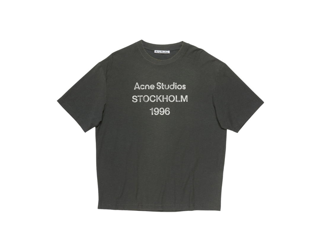 Acne Studios Acne Studios Relaxed Fit Logo T-Shirt Faded Black (Women's/Men's)