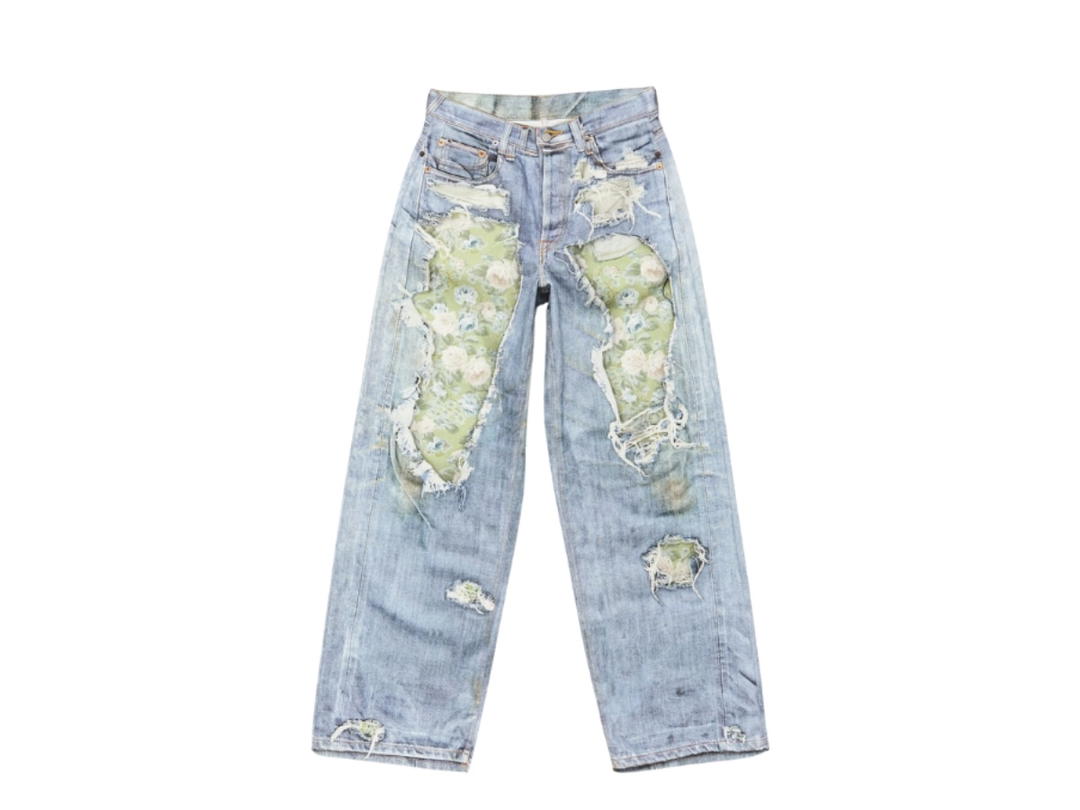 Acne Studios Acne Studios Trompe-l’œil Jeans - 1981 Blue Green