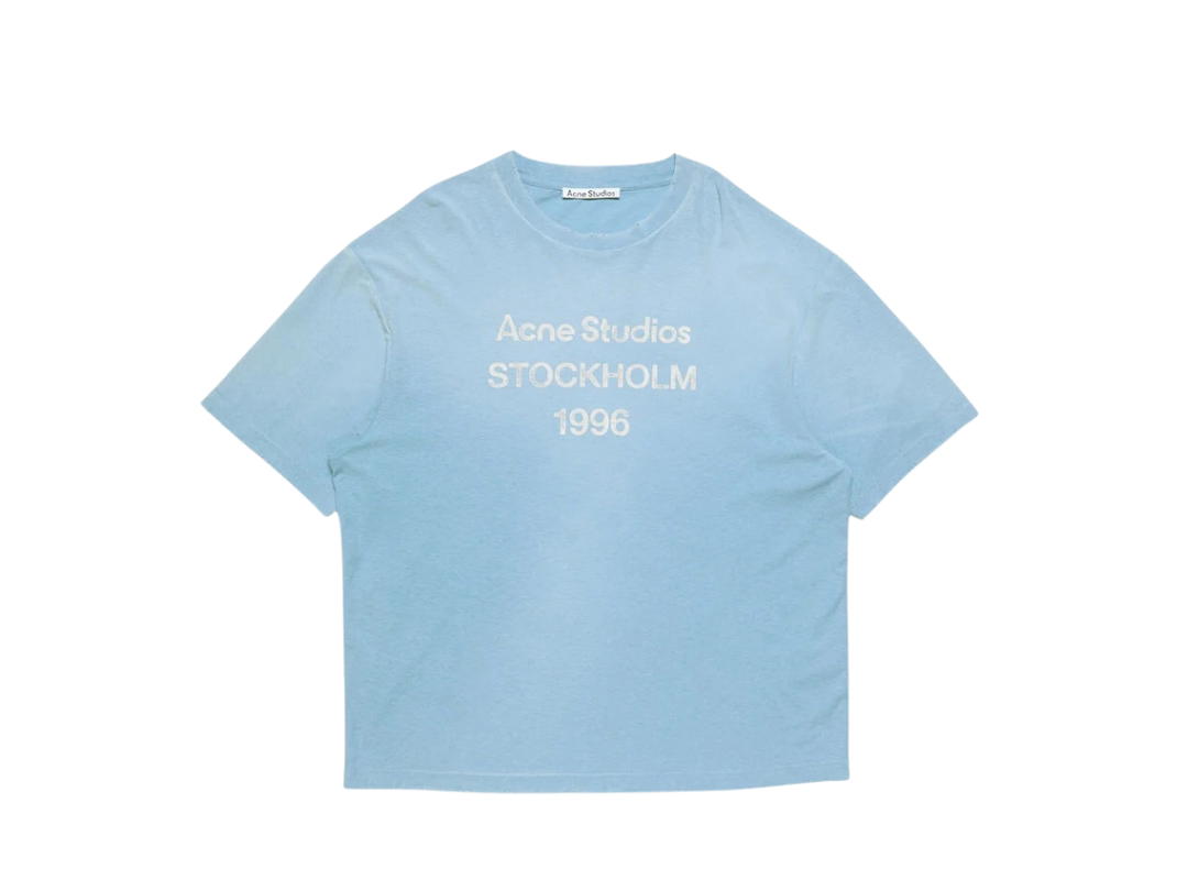 Acne Studios Acne Studios Sprayed Logo T-Shirt Cornflower Blue