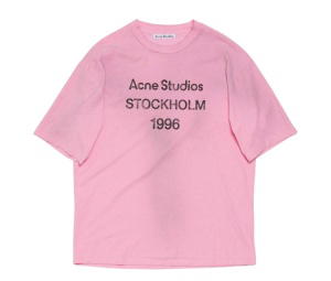 Buy Acne Studios Stockholm 1966 Logo T-shirt Cotton Candy Pink (Women's/Men's) at Sasom – Authentic and Ready to Ship