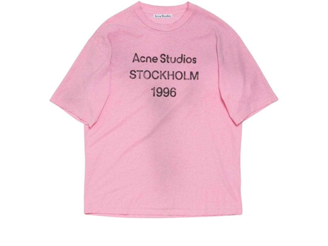 Acne Studios Acne Studios Stockholm 1966 Logo T-shirt Cotton Candy Pink (Women's/Men's)