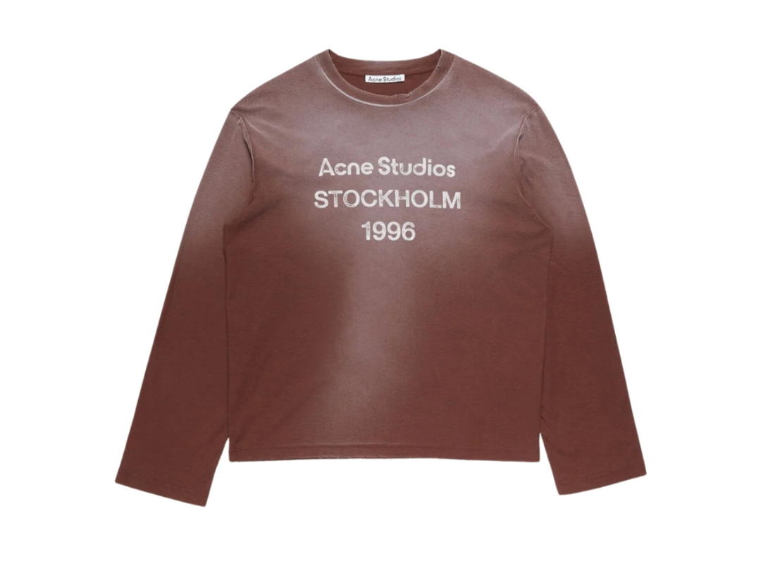 Acne Studios Acne Studios Logo T-Shirt - Relaxed Fit Chocolate Brown (Women's/Men's)