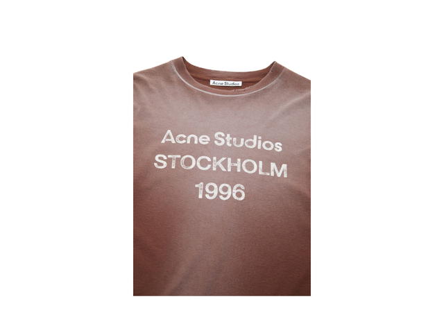 Acne Studios Acne Studios Logo T-Shirt - Relaxed Fit Chocolate Brown (Women's/Men's) - view 3
