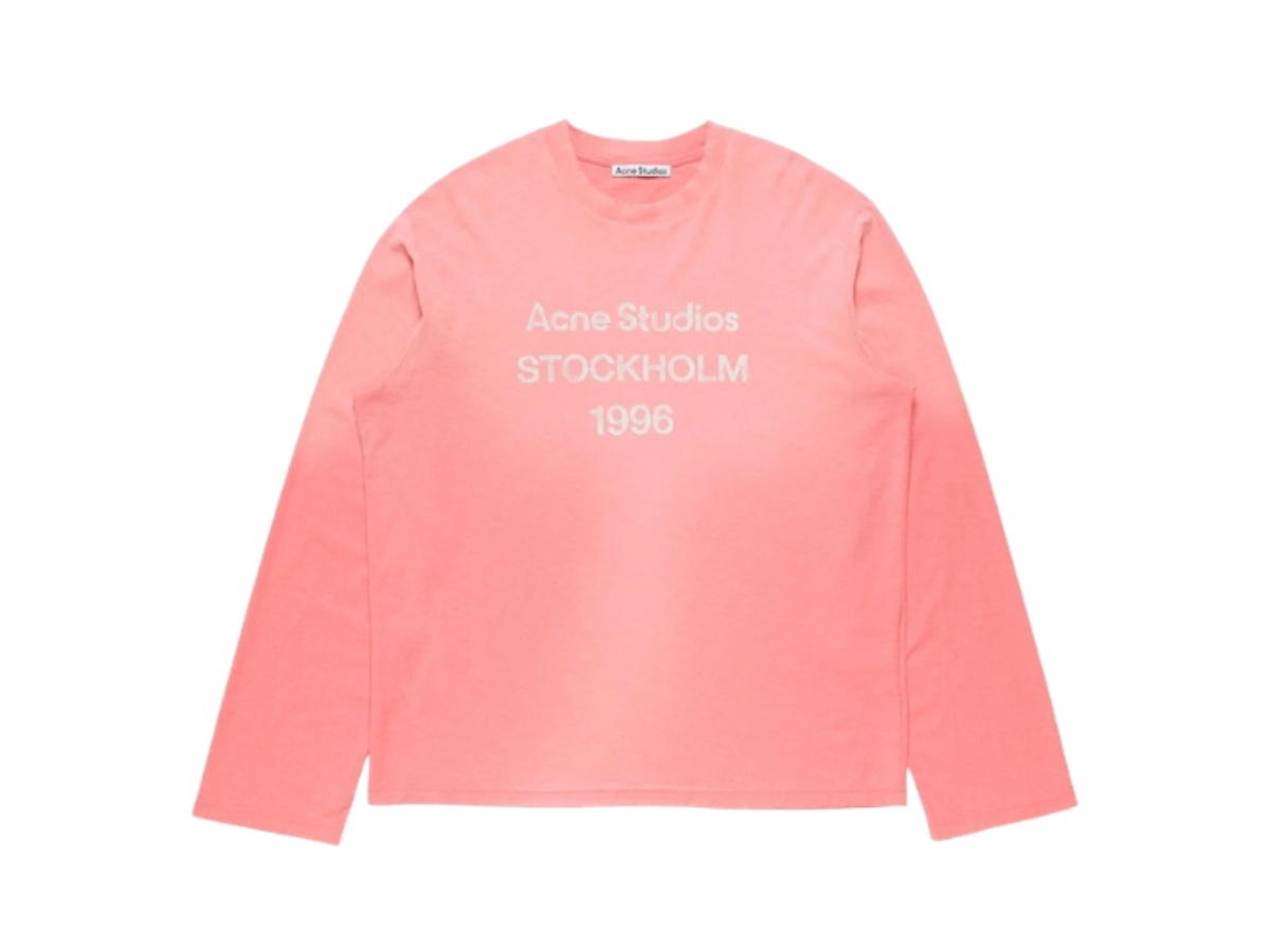 Acne Studios Acne Studios Sprayed 1996 Logo T-Shirt Tango Pink (Women's/Men's)