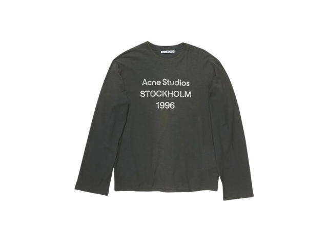 Acne Studios Acne Studios Logo T-Shirt - Relaxed Fit Faded Black (Women's/Men's) - view 1