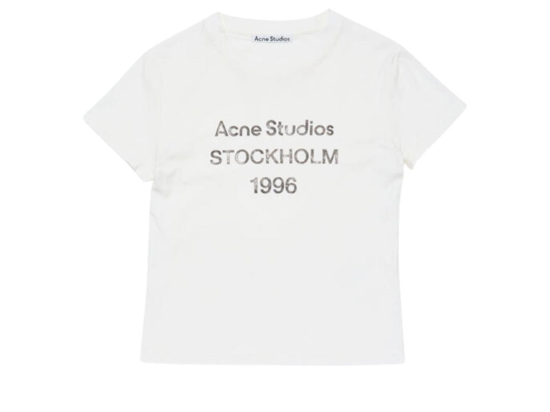 Acne Studios Acne Studios Logo T-Shirt White