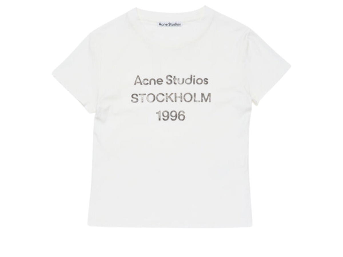 Acne Studios Acne Studios Logo T-Shirt White