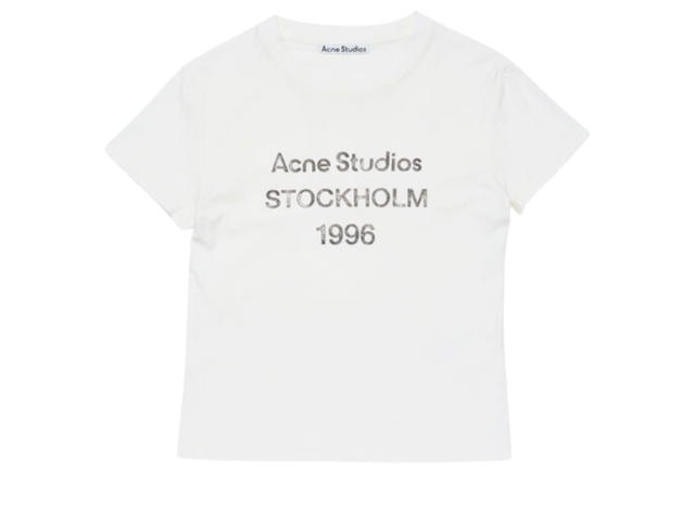 Acne Studios Acne Studios Logo T-Shirt White - view 1