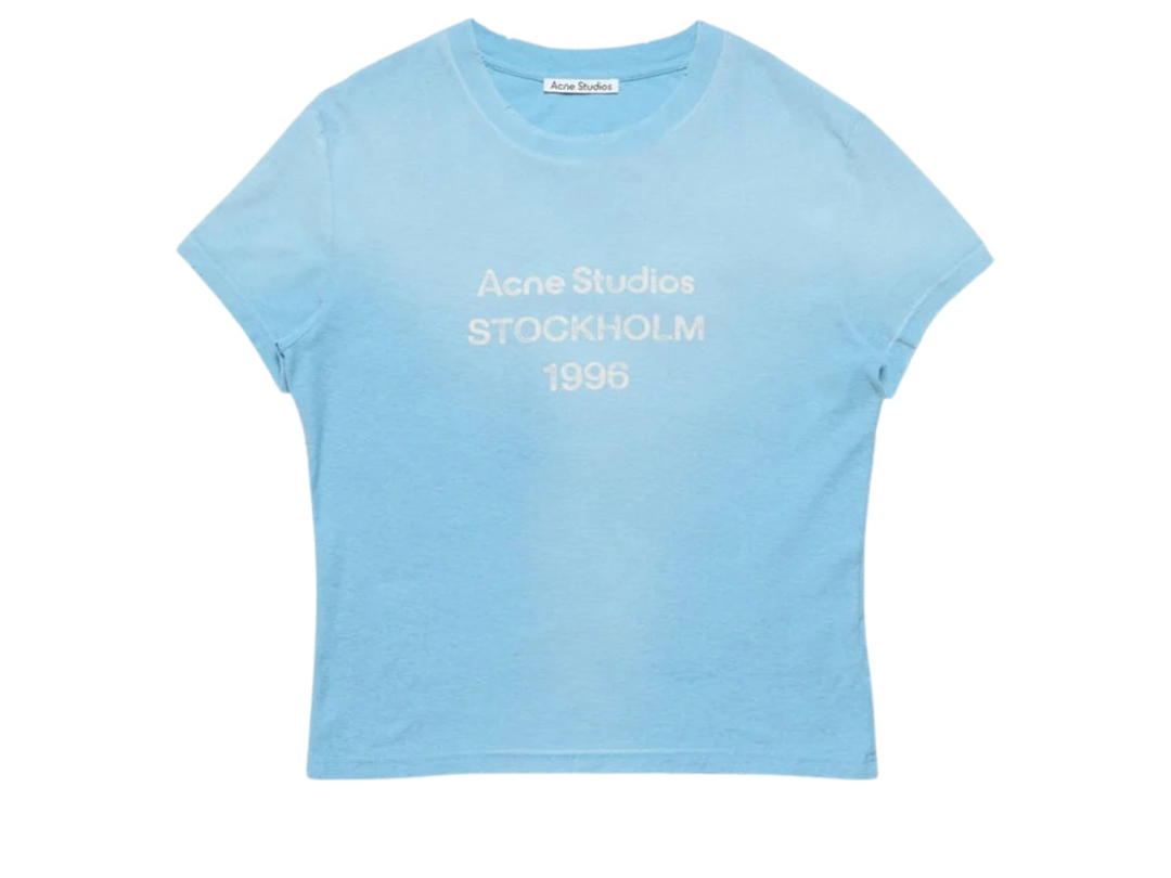 Acne Studios Acne Studios Fitted Logo T-shirt Cornflower Blue  (Women's/Men's)