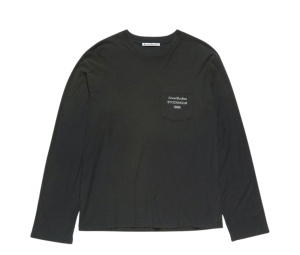 Buy Acne Studios Logo T-Shirt Faded Black (Women's/Men's) at Sasom – Authentic and Ready to Ship