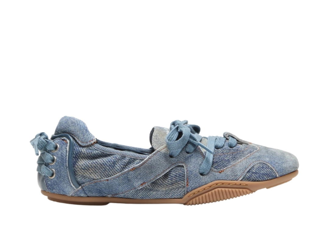 Acne Studios Acne Studios Lace-up Leather Shoes Light Blue (Women's)
