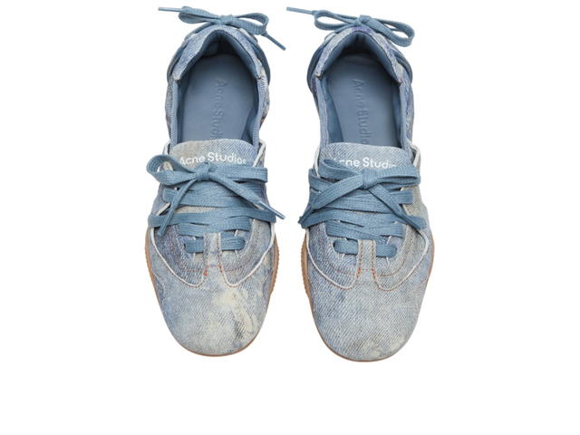 Acne Studios Acne Studios Lace-up Leather Shoes Light Blue (Women's) - view 2