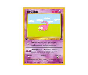 Buy Pokemon Slowpoke C [FO 55/62] Base "Fossil" [FirstEdition] (EN) at Sasom – Authentic and Ready to Ship