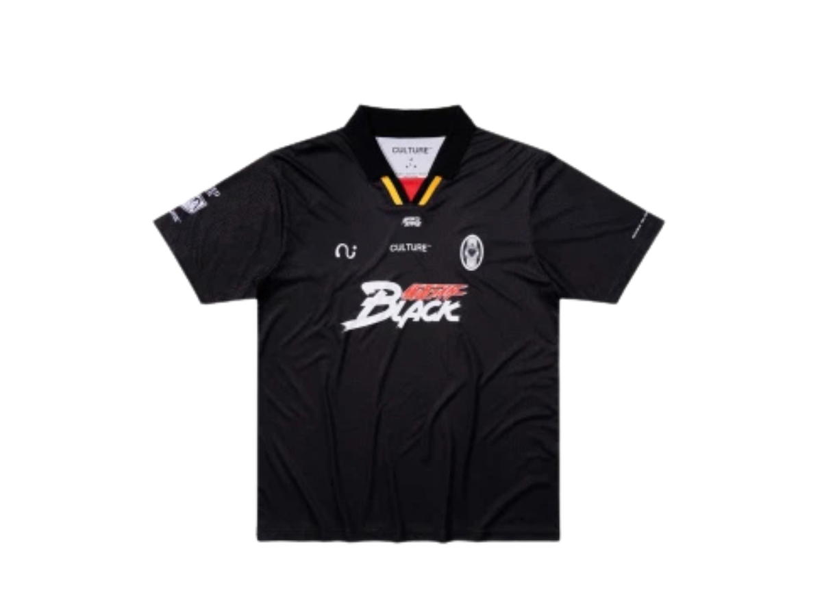 V.A.C. Football Jersey Culture x Masked Rider Black Football Jersey