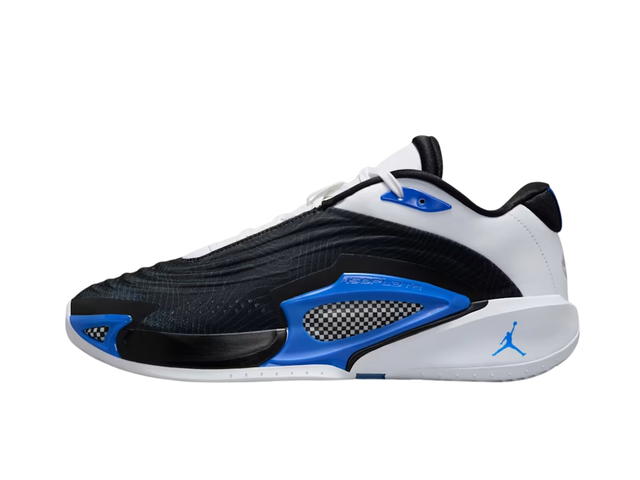 Jordan Jordan Luka 3 Anti Slip Wear Resistant Low Top Basketball Black White Blue - view 2