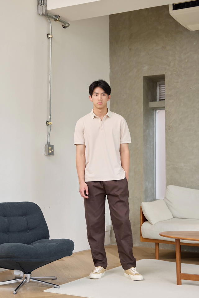 freakydaddyshop Freaky Daddy Brother Pants Cotton Jeans Dark Brown กางเกงขายาว ทรงกระบอก - view 5