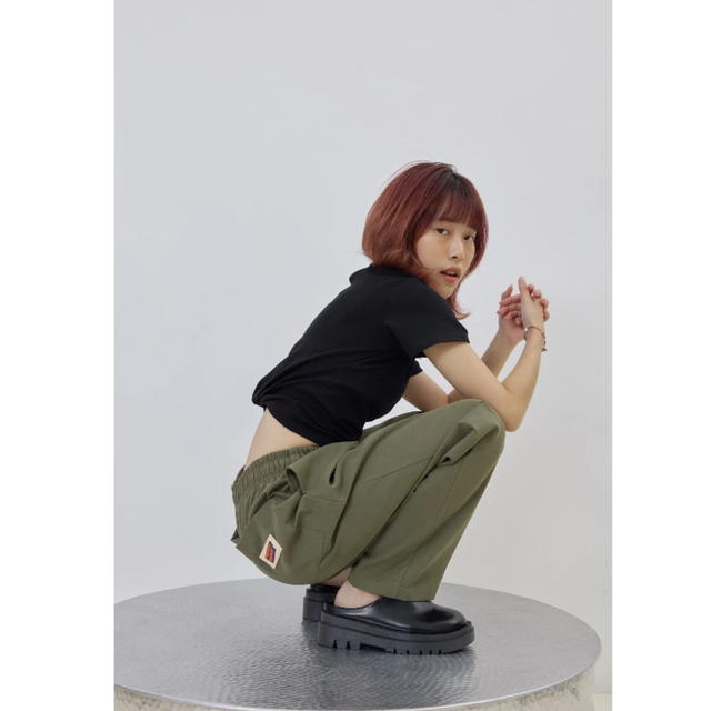freakydaddyshop Freaky Daddy Brother Pants Hunter Green กางเกงขายาว ทรงกระบอก - view 2