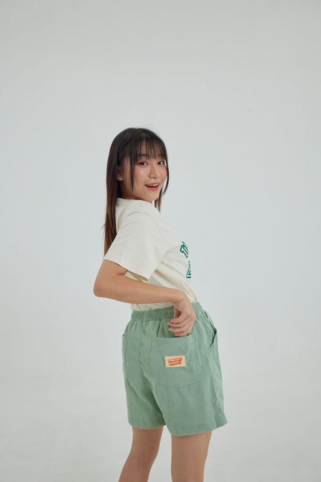 freakydaddyshop Freaky Daddy Sunny Shorts Mint green กางเกงขาสั้น ทรงใส่สบาย เหมาะกับทุกเพศทุกวัย - view 2