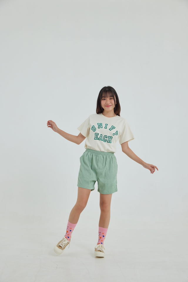 freakydaddyshop Freaky Daddy Sunny Shorts Mint green กางเกงขาสั้น ทรงใส่สบาย เหมาะกับทุกเพศทุกวัย - view 3