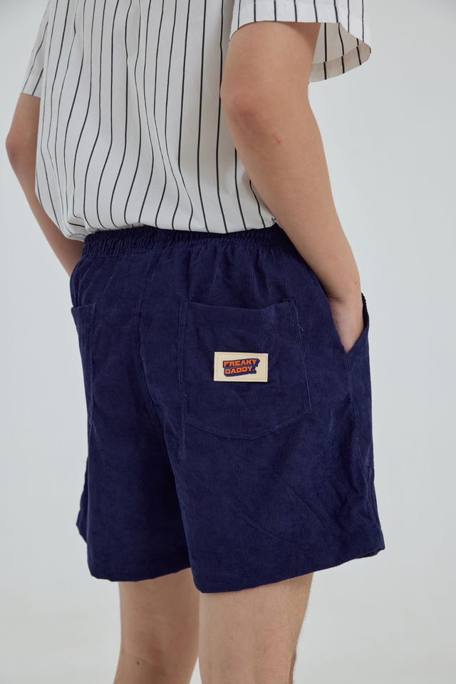 freakydaddyshop Freaky Daddy Sunny Shorts Navy กางเกงขาสั้น ทรงใส่สบาย เหมาะกับทุกเพศทุกวัย - view 3