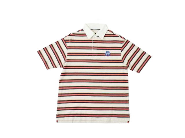 freakydaddyshop Ray T-Shirt เสื้อยืดคอปก สี Brick Beige - view 1