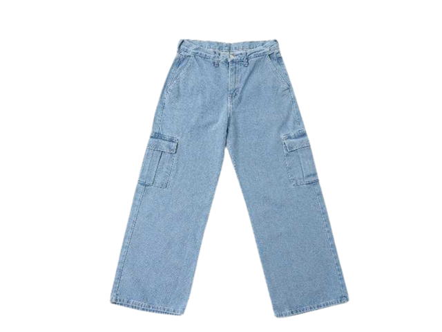 freakydaddyshop Sonny Jeans Cargo ขายาว สี Light Blue - view 1