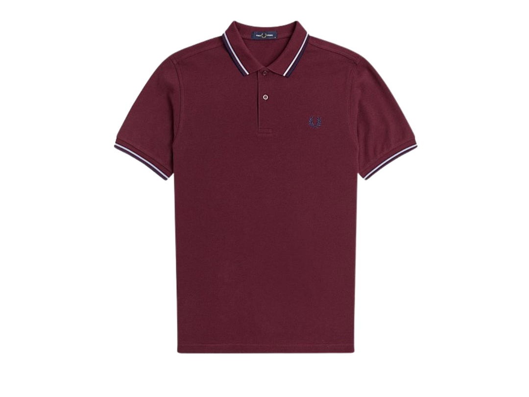 Fred Perry Fred Perry Twin Tipped Polo Mahogany