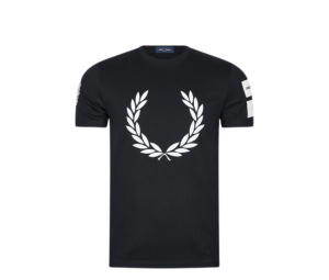 Buy Fred Perry Badge Detail T-shirt Black at Sasom – Authentic and Ready to Ship