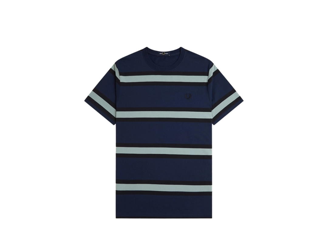 Fred Perry Fred Perry Bold Stripe T-shirt Tennis Blue