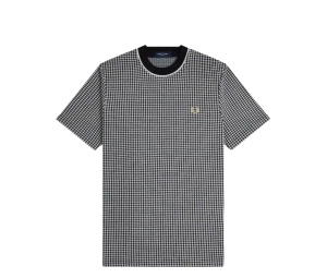 Buy Fred Perry Checkerboard T-Shirt Black at Sasom – Authentic and Ready to Ship