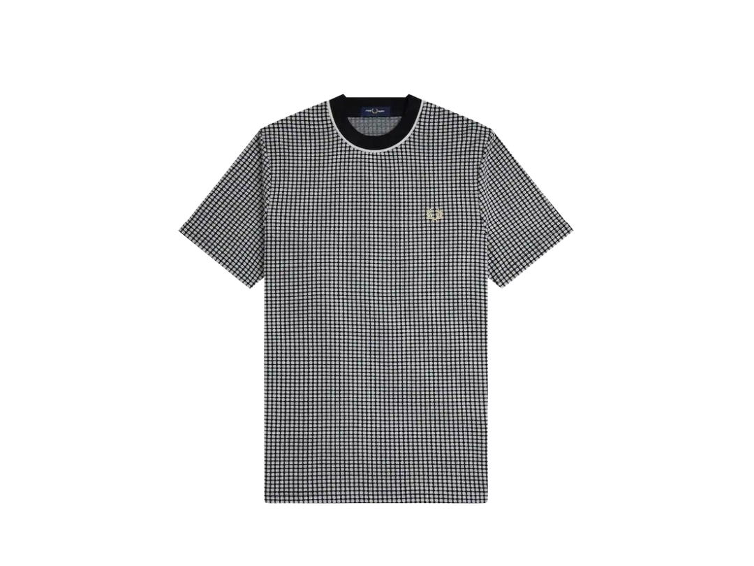 Fred Perry Fred Perry Checkerboard T-Shirt Black