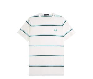 Buy Fred Perry Fine Stripe T-shirt White at Sasom – Authentic and Ready to Ship