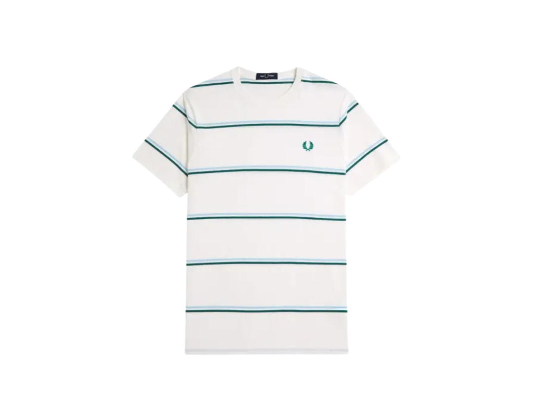 Fred Perry Fred Perry Fine Stripe T-shirt White